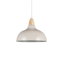 Oak Taklampa Ø24 Glossy Dove-Lampconcept.se