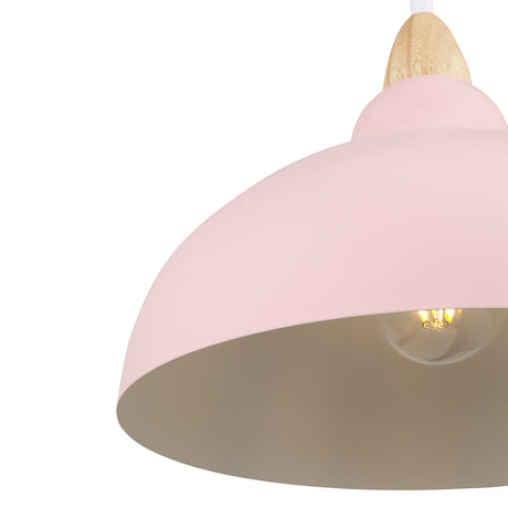 Oak Taklampa Ø35 Flamingo Pink-Lampconcept.se