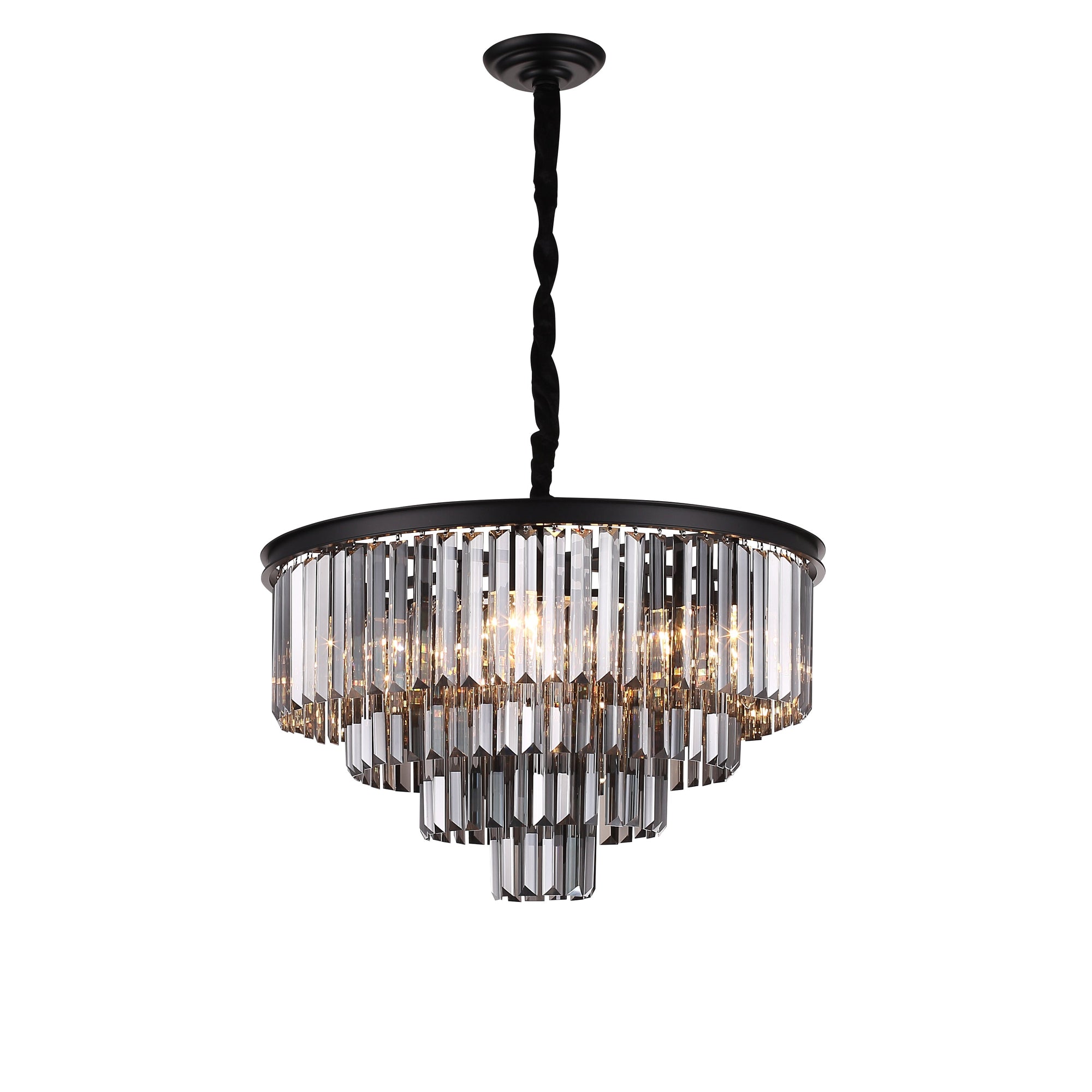 Santorini Ljuskrona Ø60 Smoke-Lampconcept.se
