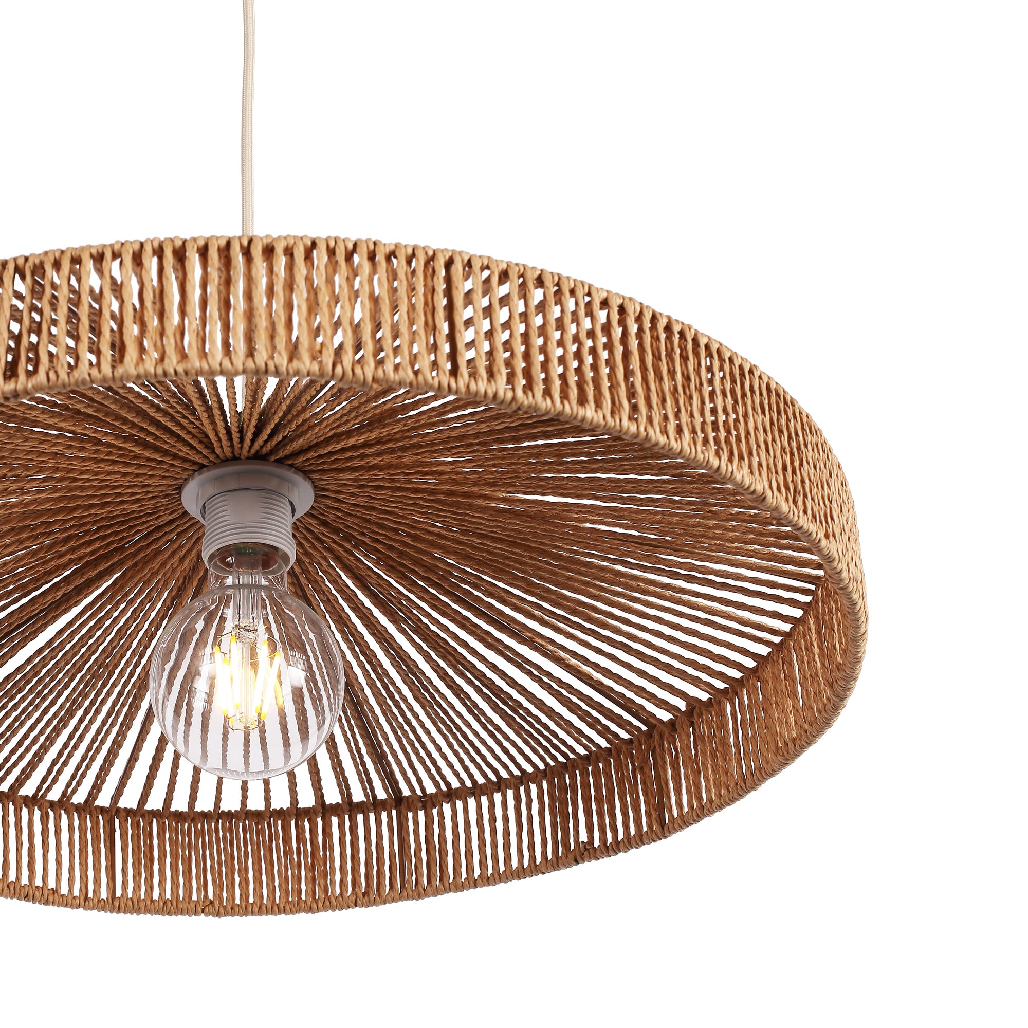 Casablanca Braided Taklampa Ø50-Lampconcept.se
