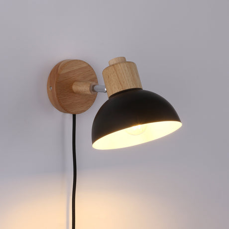 Boom Vägglampa Svart