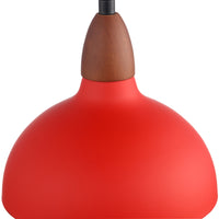 Oak Taklampa Ø19 Röd-Lampconcept.se