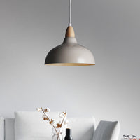 Oak Taklampa Ø24 Glossy Dove-Lampconcept.se