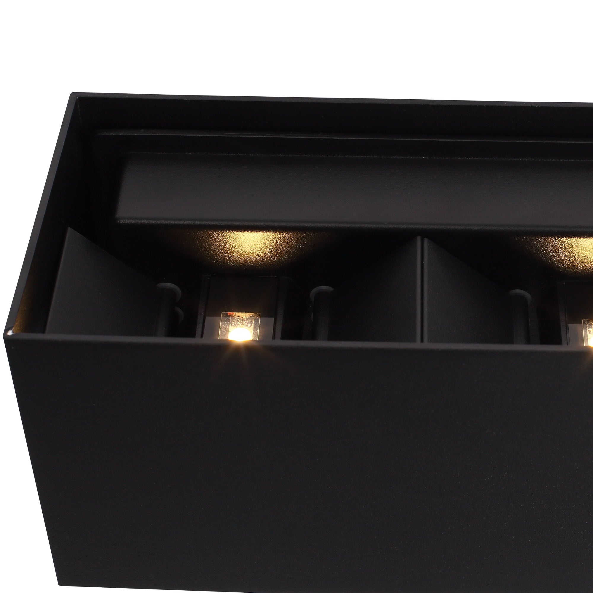 Wide IP54 12W Utomhus Vägglampa Svart-Lampconcept.se
