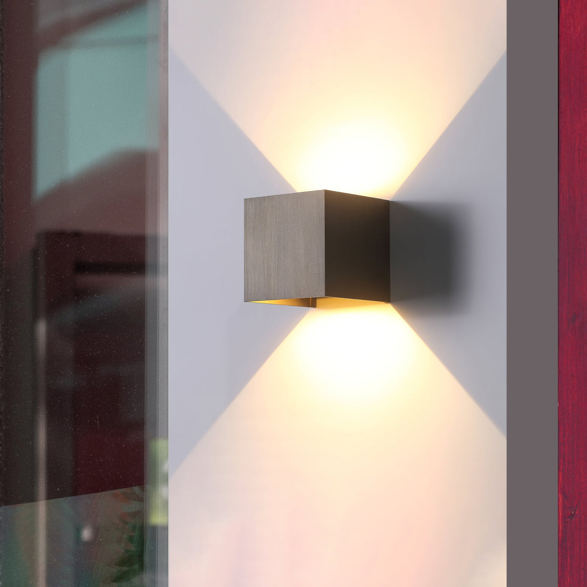 LED Vägglampa IP65 6W Utomhus Antique