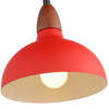 Oak Taklampa Ø19 Röd-Lampconcept.se