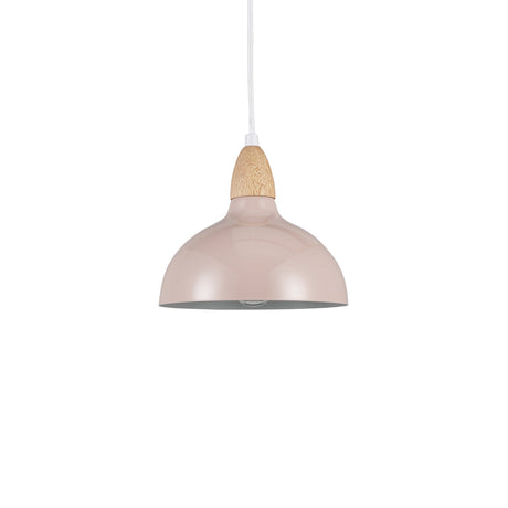 Oak Taklampa Ø19 Glossy Beige Pink-Lampconcept.se