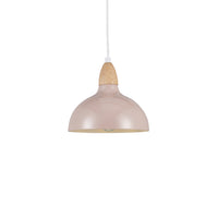 Oak Taklampa Ø19 Glossy Beige Pink-Lampconcept.se