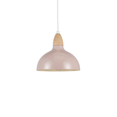 Oak Pendel Ø19 Glossy Beige Pink