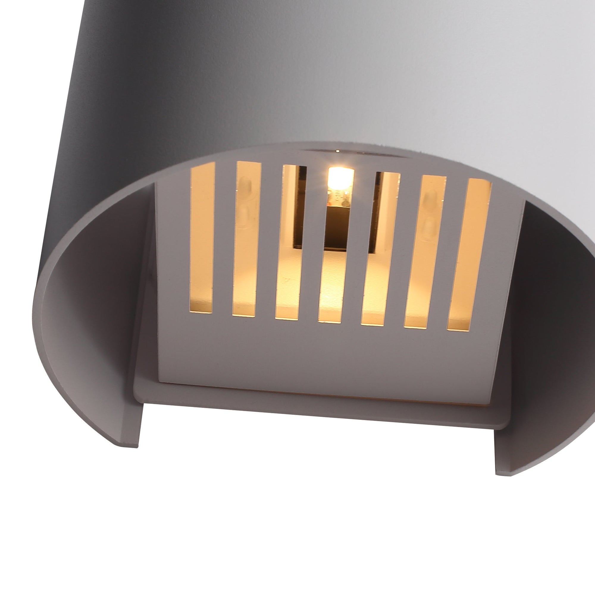 Sunset Round IP54 6W Utomhus Vägglampa Vit-Lampconcept.se