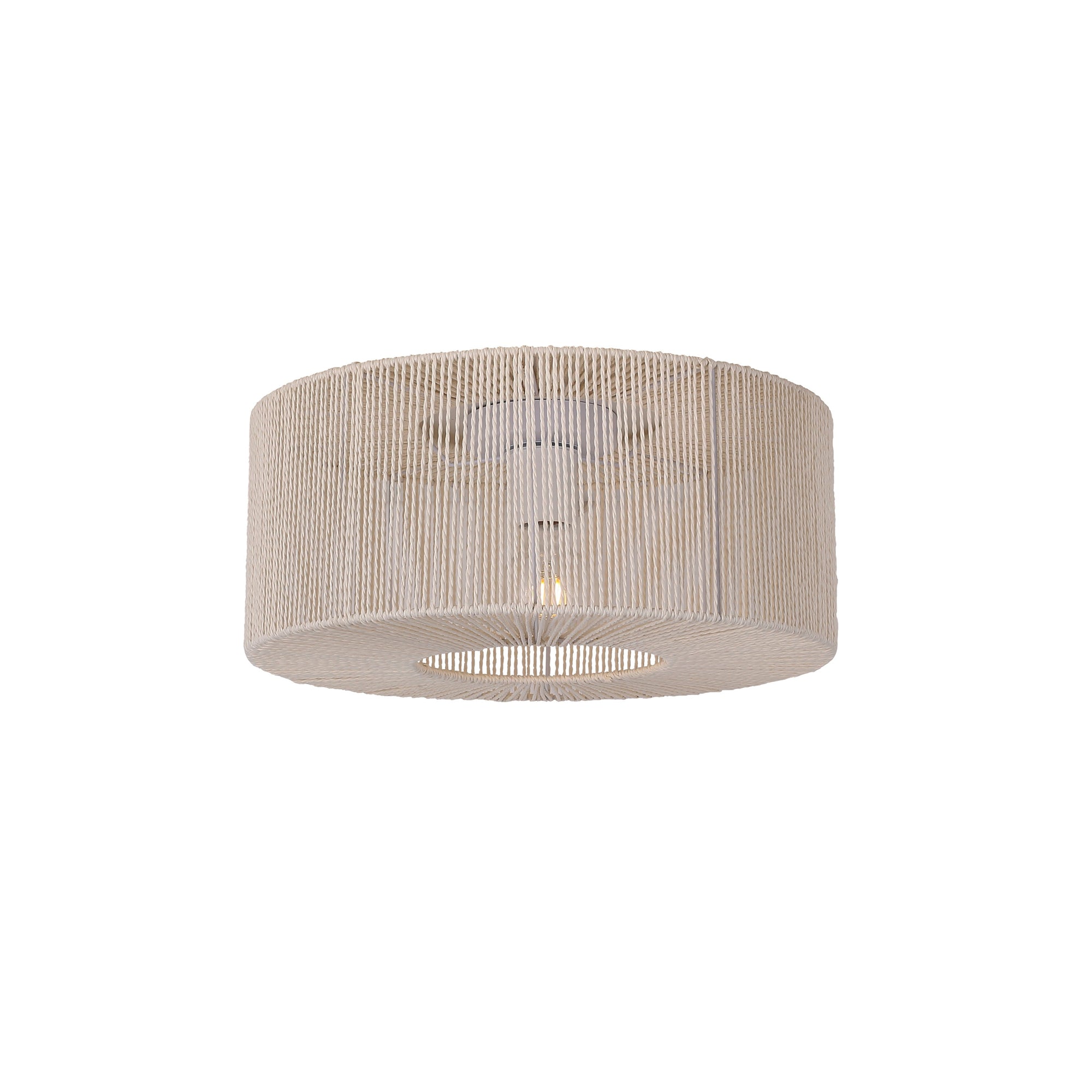 Braided Taklampa Ø46 Raw White-Lampconcept.se