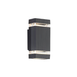 Dawn Square Vägglampa Utomhus LED Svart-Lampconcept.se
