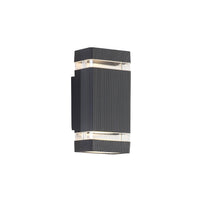 Dawn Square Vägglampa Utomhus LED Svart-Lampconcept.se
