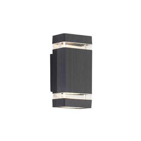 Dawn Square Vägglampa Utomhus LED Svart-Lampconcept.se