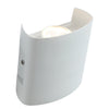 Ortelo 2W 7cm Vägglampa Utomhus Vit-Lampconcept.se