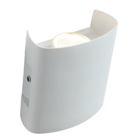Ortelo 2W 7cm Vägglampa Utomhus Vit-Lampconcept.se