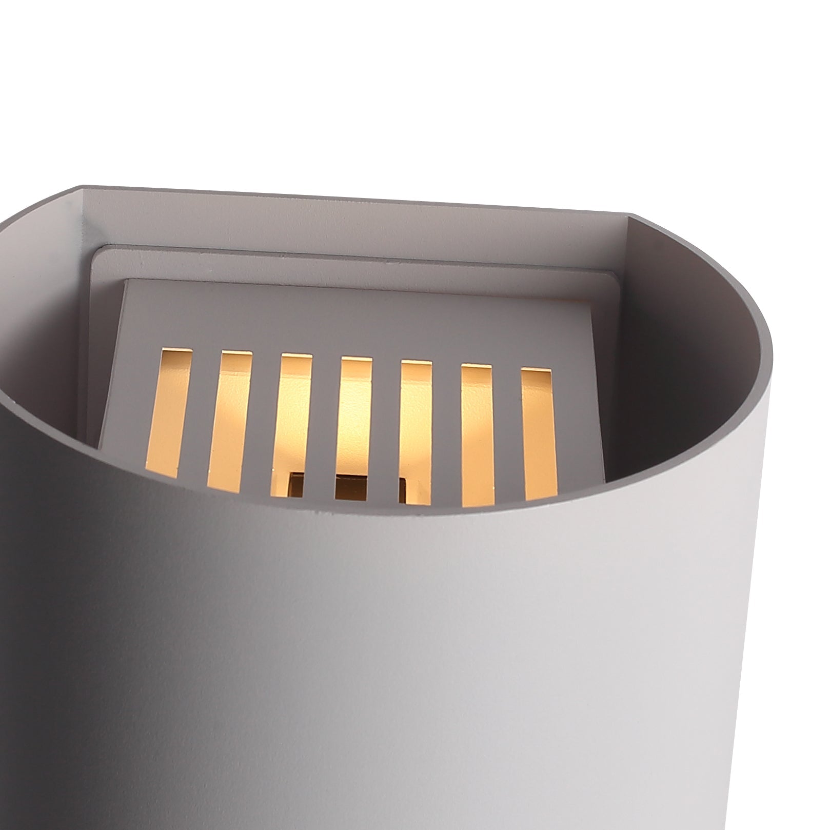 Sunset Round IP54 6W Utomhus Vägglampa Vit-Lampconcept.se