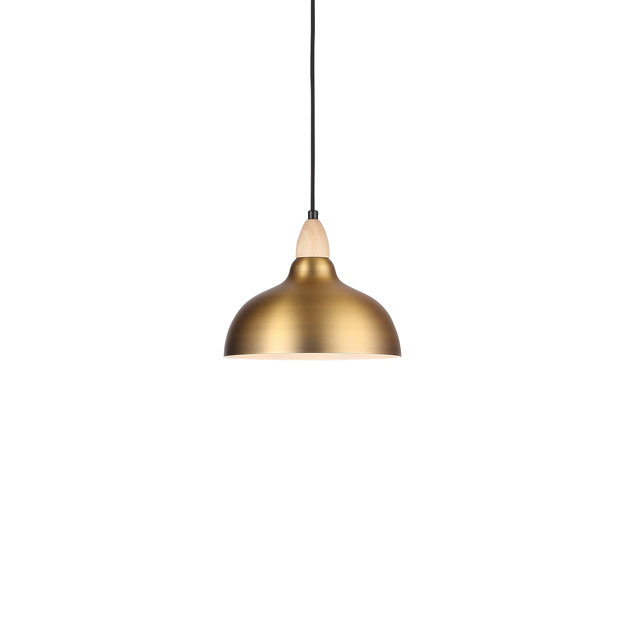 Oak Ø24 Borstad Mässing-Lampconcept.se