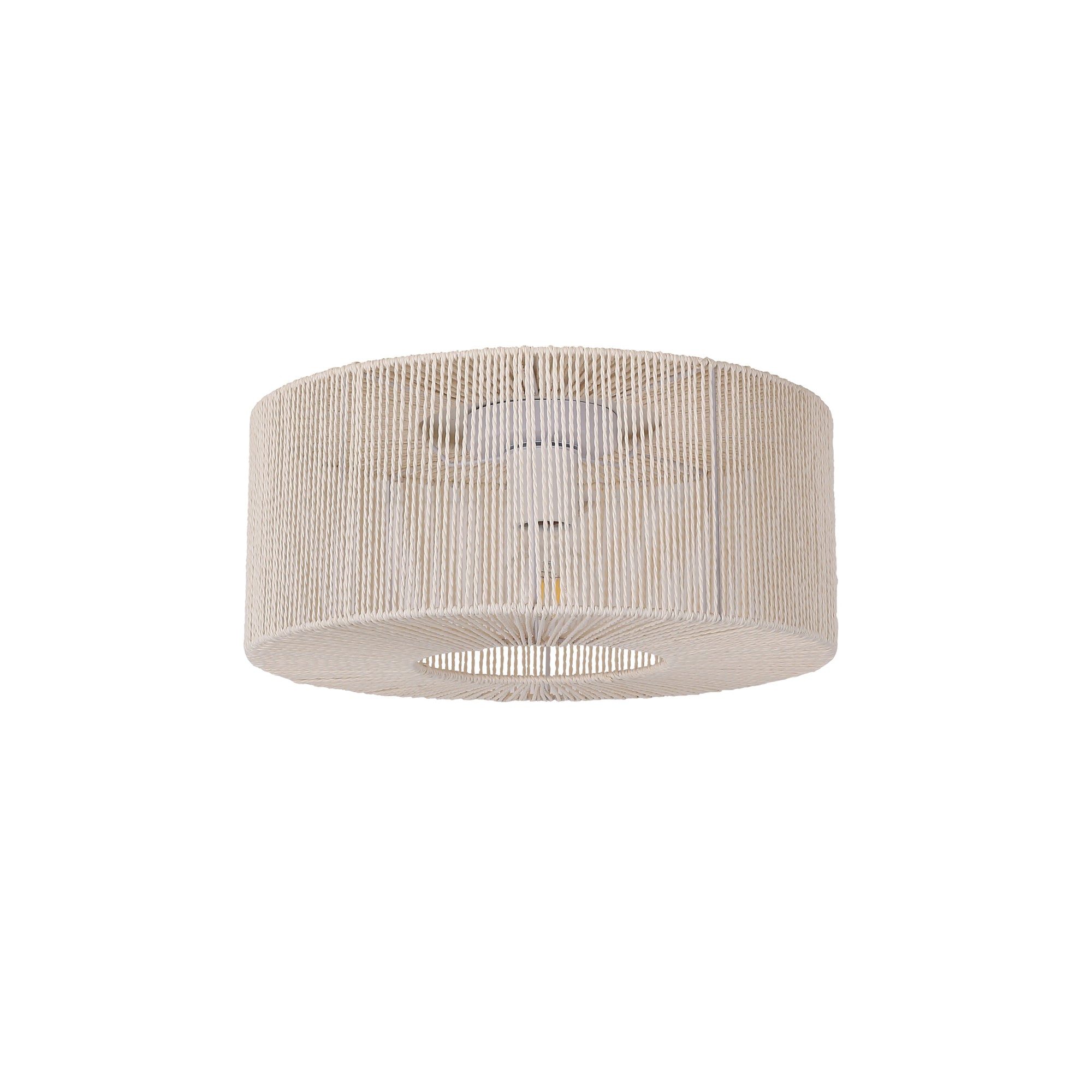 Braided Taklampa Ø46 Raw White-Lampconcept.se