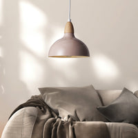 Oak Taklampa Ø19 Glossy Beige Pink-Lampconcept.se