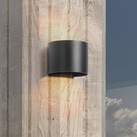 LED Vägglampe Utomhus Round 6W IP54