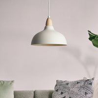 Oak Taklampa Ø24 Ljust Trä
