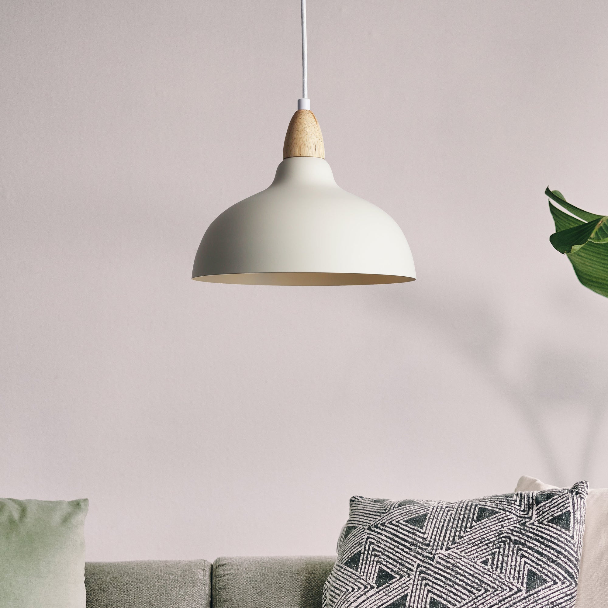 Oak Taklampa Ø24 Ljust Trä