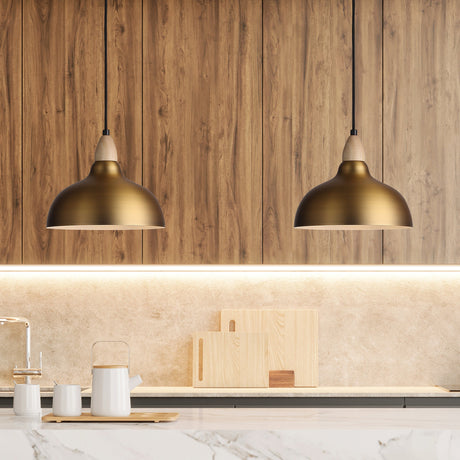 Oak Ø24 Borstad Mässing