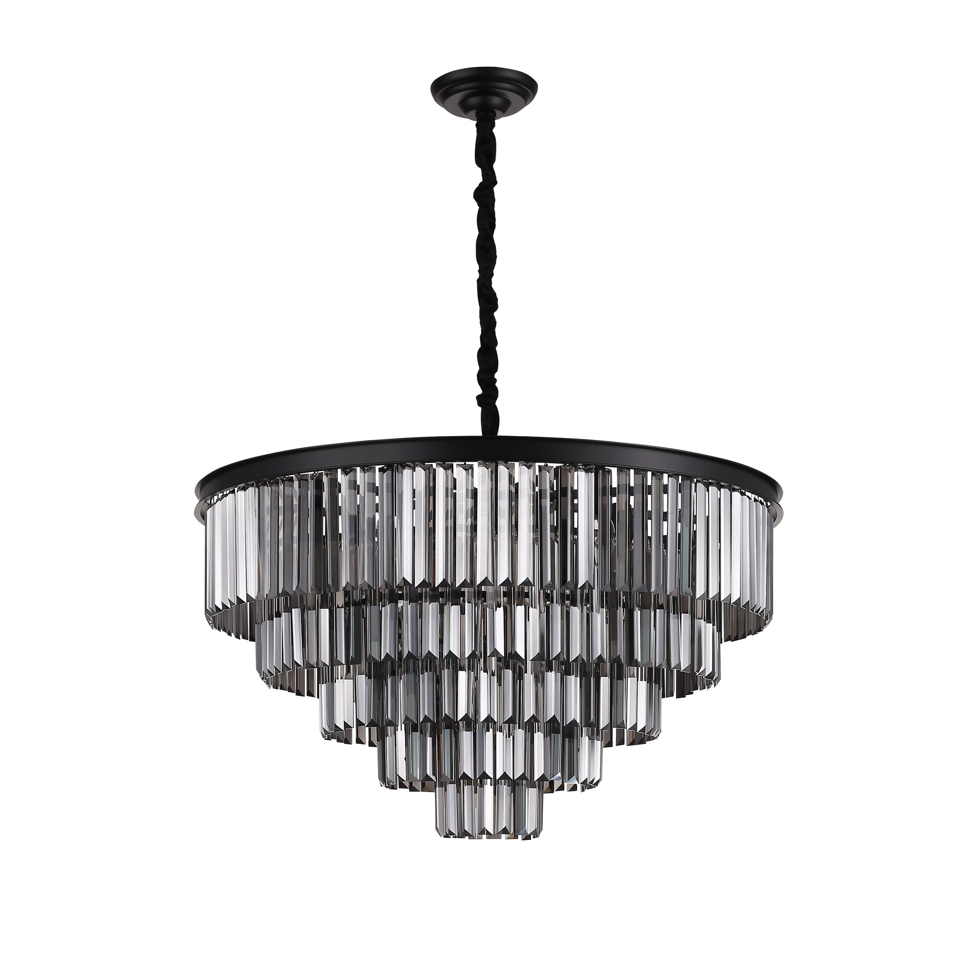 Santorini Ljuskrona Ø80 Smoke-Lampconcept.se