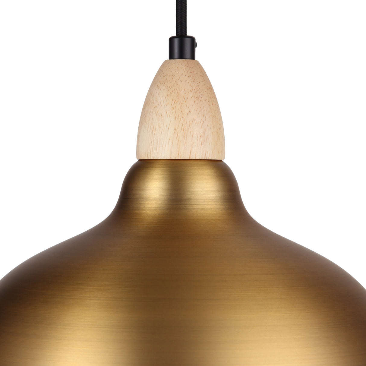 Oak Ø24 Borstad Mässing