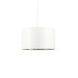 Drum Taklampa Ø40 Vit/Mässing-Lampconcept.se