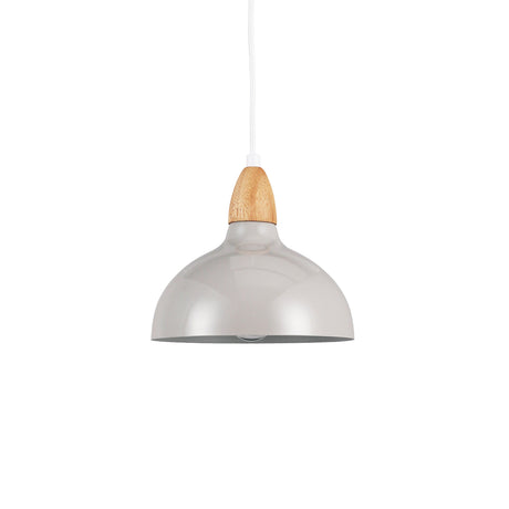 Oak Taklampa Ø19 Glossy Grå-Lampconcept.se