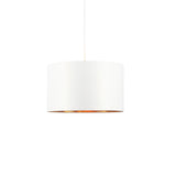 Drum Taklampa Ø40 Vit/Mässing-Lampconcept.se
