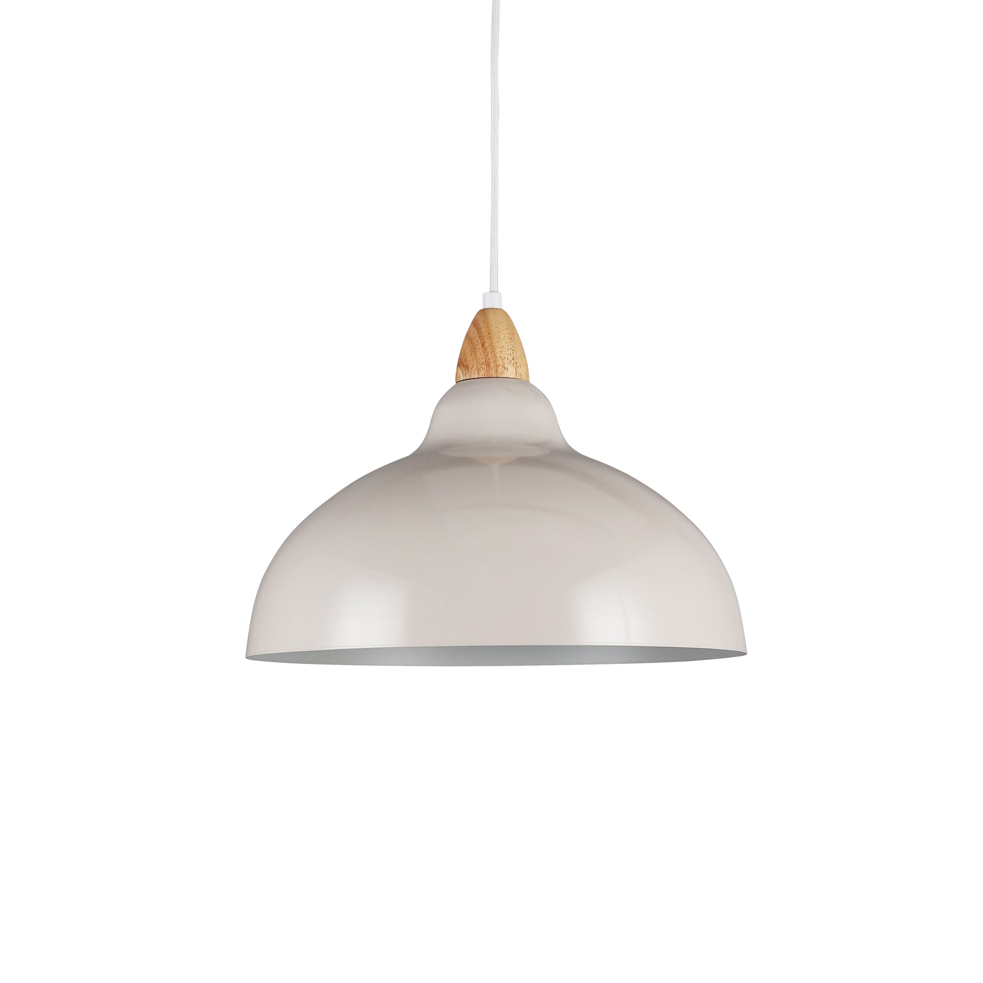 Oak Taklampa Ø35 Glossy Dove-Lampconcept.se