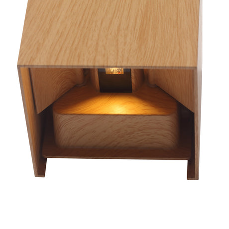 LED Vägglampa IP54 6W Utomhus Wood-Lampconcept.se
