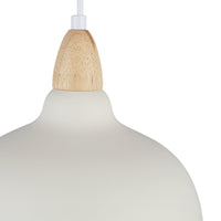 Oak Taklampa Ø24 Ljust Trä