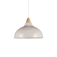 Oak Taklampa Ø35 Glossy Dove-Lampconcept.se