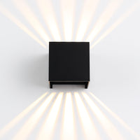 Sunset IP54 6W Utomhus Vägglampa Svart-Lampconcept.se