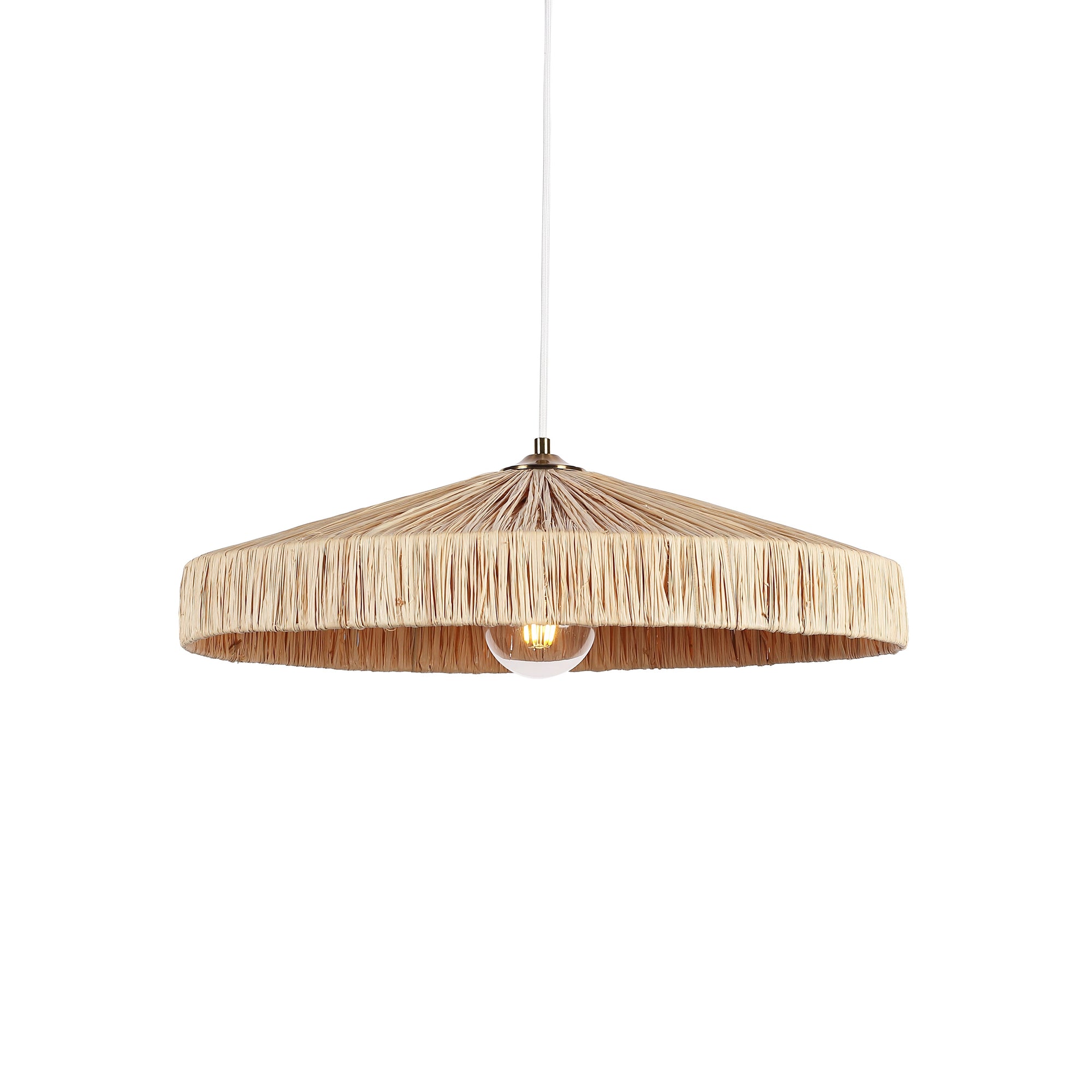 Casablanca Raffia Taklampa Ø50-Lampconcept.se