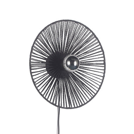Wave Vägglampa Ø40 Svart-Lampconcept.se