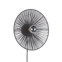 Wave Vägglampa Ø40 Svart-Lampconcept.se
