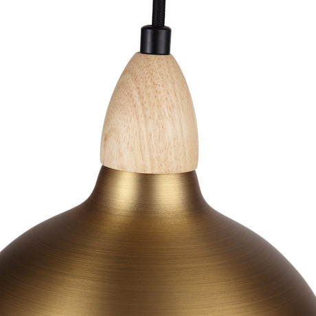 Oak Ø19 Borstad Mässing-Lampconcept.se