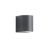 Gamp Round Vägglampa Utomhus Svart-Lampconcept.se