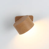 Ticky Magnetisk Vägglampa Trälook-Lampconcept.se
