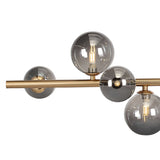 Valencia Långbordstaklampa Mässing/Smoke-Lampconcept.se