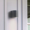 Gamp Round Vägglampa Utomhus Svart-Lampconcept.se