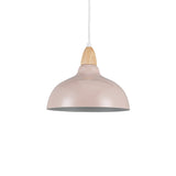 Oak Taklampa Ø24 Glossy Beige Pink-Lampconcept.se