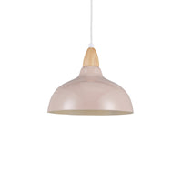 Oak Taklampa Ø24 Glossy Beige Pink-Lampconcept.se