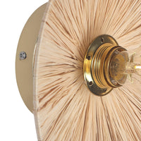 Flare Raffia Vägglampa Ø30-Lampconcept.se