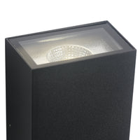 LED Vägglampa H16 IP54 6W Svart-Lampconcept.se